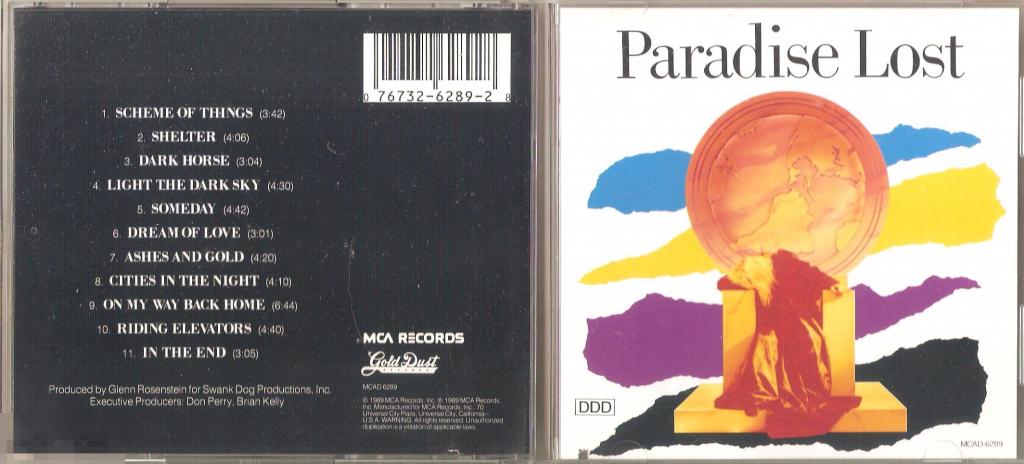 PARADISE LOST Paradise Lost CD 1989 USA 1 ПРЕСС 