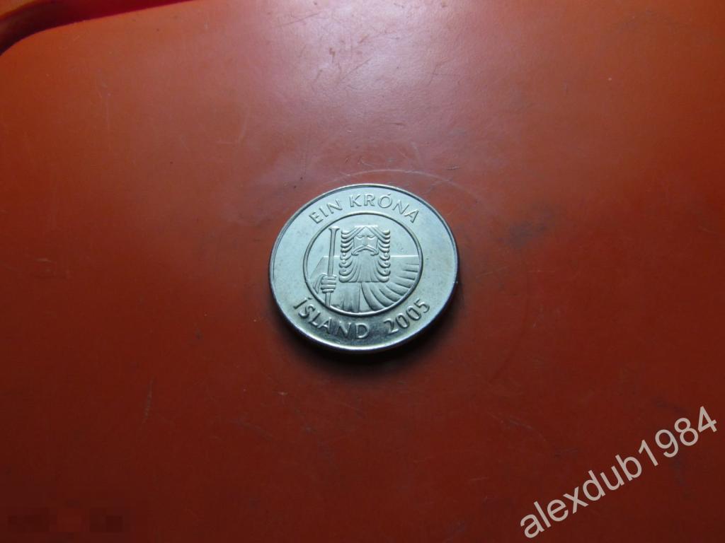 1 КРОНА ИСЛАНДИЯ, 2005_3 