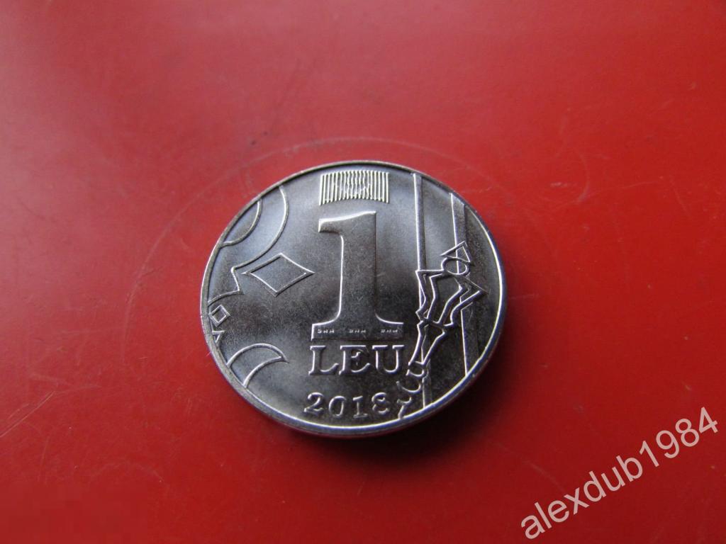 1 ЛЕЙ, МОЛДОВА, 2018 (UNC)_2 
