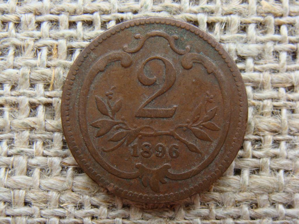 2 геллера 1896 год. Австрия