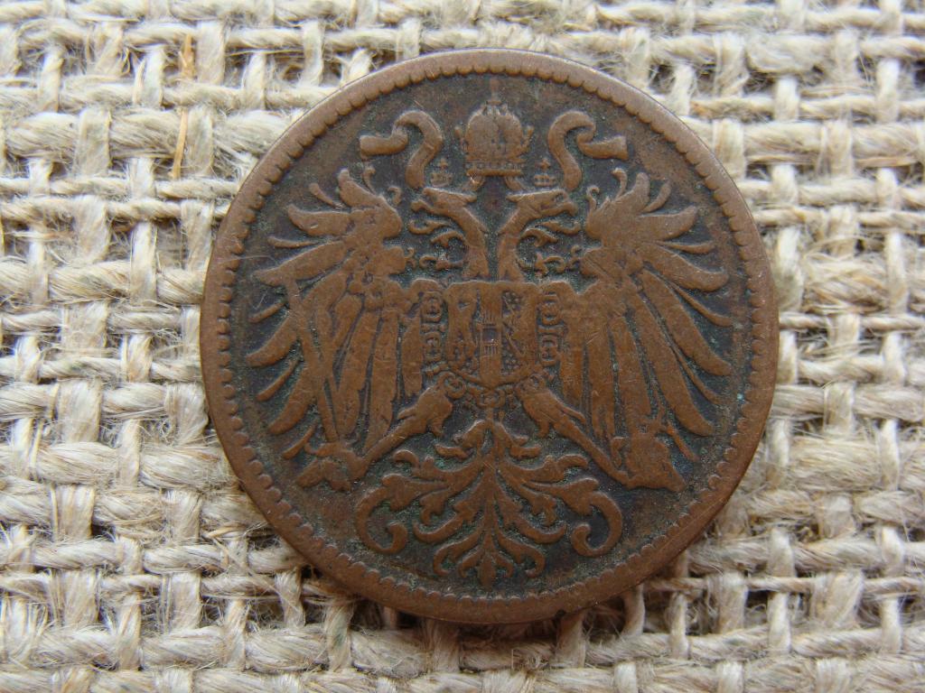 2 геллера 1908 год. Австрия