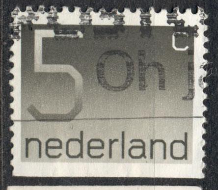 Нидерланды стандарт Цифры Из буклета  гашеная