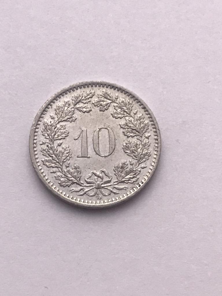 10 раппенов 1989 Швейцария