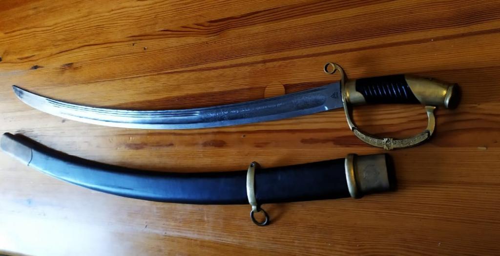 сабля подзнаменка, ЗИК 44, состаренная копия