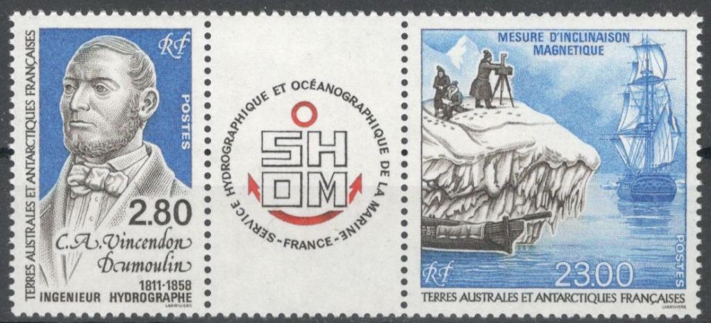 TAAF,1994, № 324,325, € 10, MNH, полн., гидро- и океанографич.службы Франц.флота