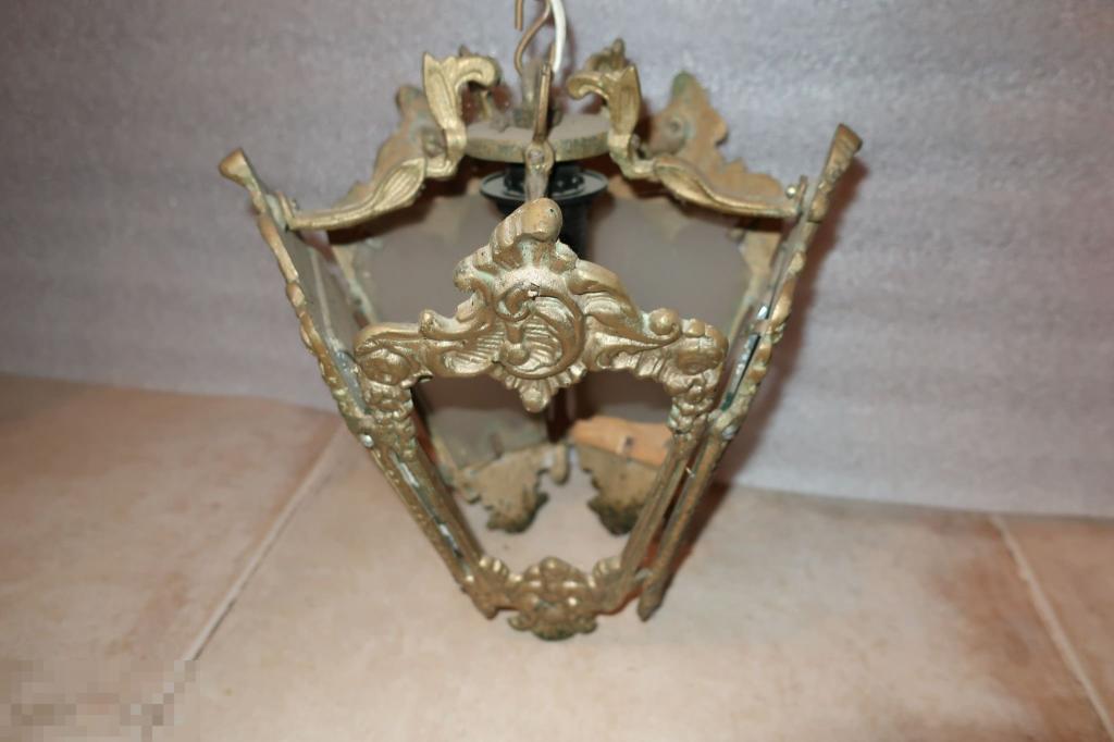 Бронзовая люстра.СССР