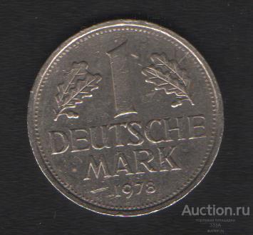 Германия ФРГ 1 марка 1978 г. J