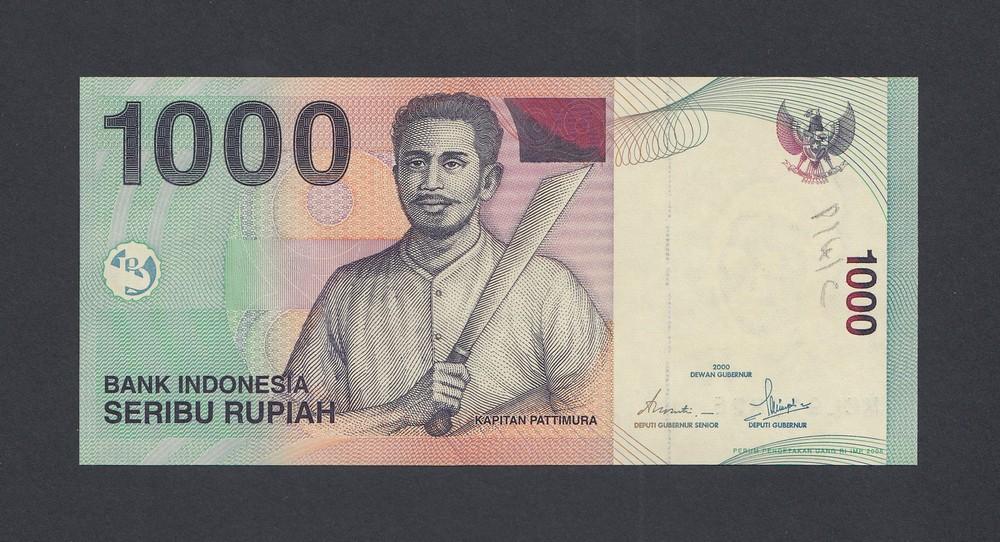 Индонезия 2000/2008г 1000 рупий UNC (p.141i)