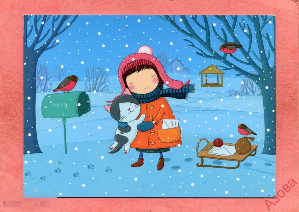 Девочка Кошка На Новый Год