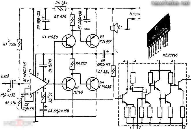 2sb688 2sd718 усилитель схема