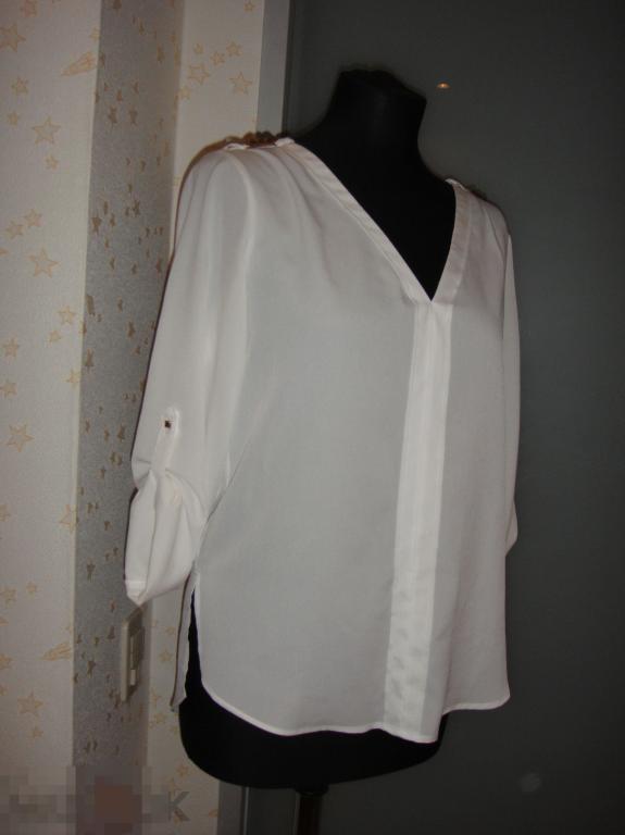 ZARA блуза рубашка белая стильная. 