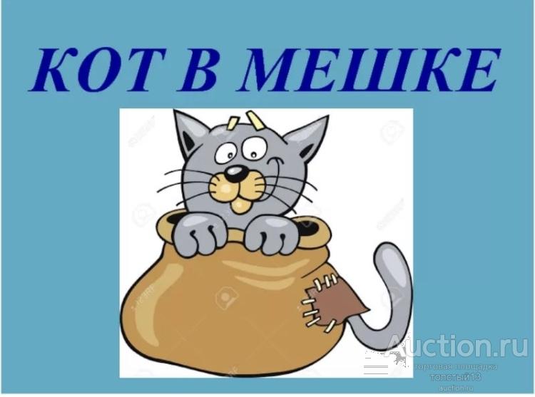 Фразеологизм кот в мешке