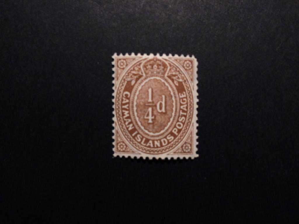 Кайманы, 1908, MNH, одиночный выпуск