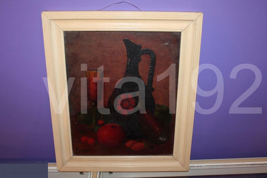 КАРТИНА. СЕРДЮКОВ. 1991 г.  НАТЮРМОРТ С КУВШИНОМ. 