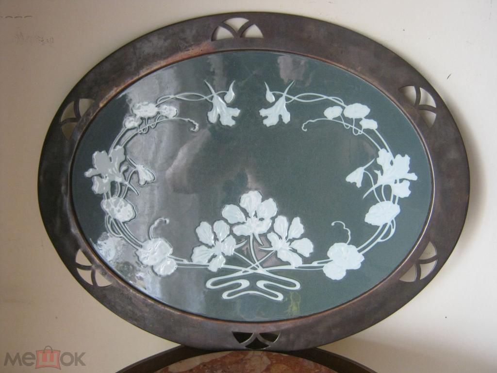 Поднос. Villeroy & Boch, Dresden. Jugendstil.