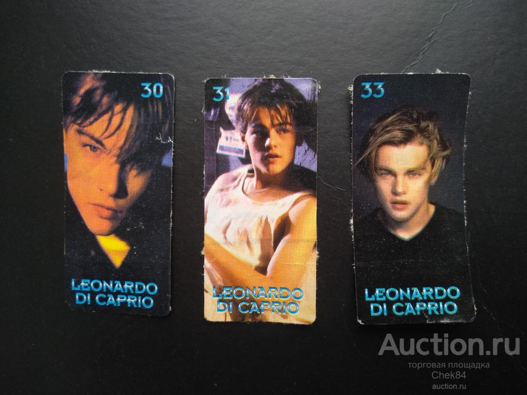 Наклейки Leonardo Di Caprio 3 шт