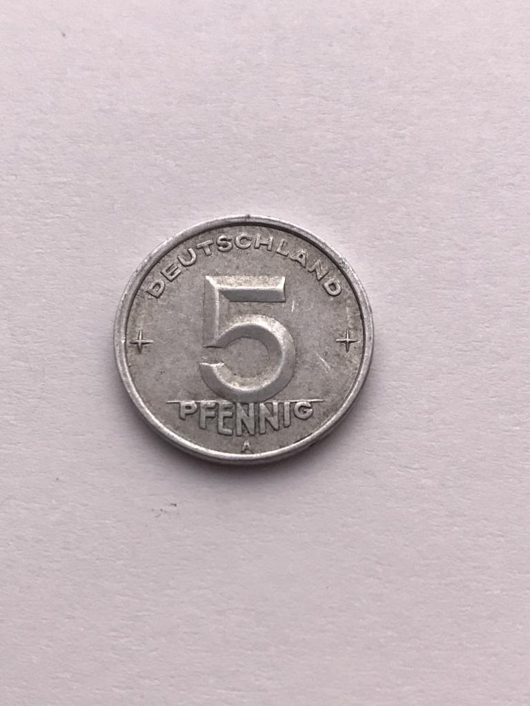 5 пфенниг 1949 ГДР