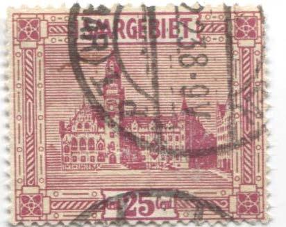 1922.Саар.Административное здание.25пф.гаш