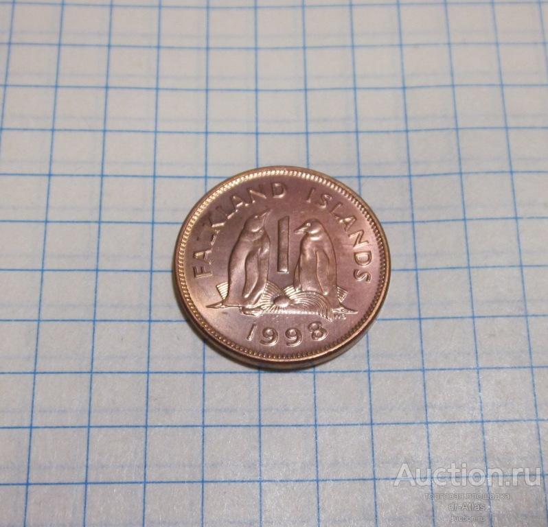 Фолклендские острова Фолкленды 1 пенни 1998 UNC 0752