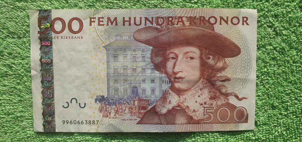 500 крон, 2007 - 2009 год Stefan Ingves, королевство Швеция