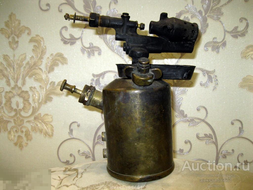 ПАЯЛЬНАЯ ЛАМПА СТАРИННАЯ ПАЯЛЬНИК 19 ВЕК 