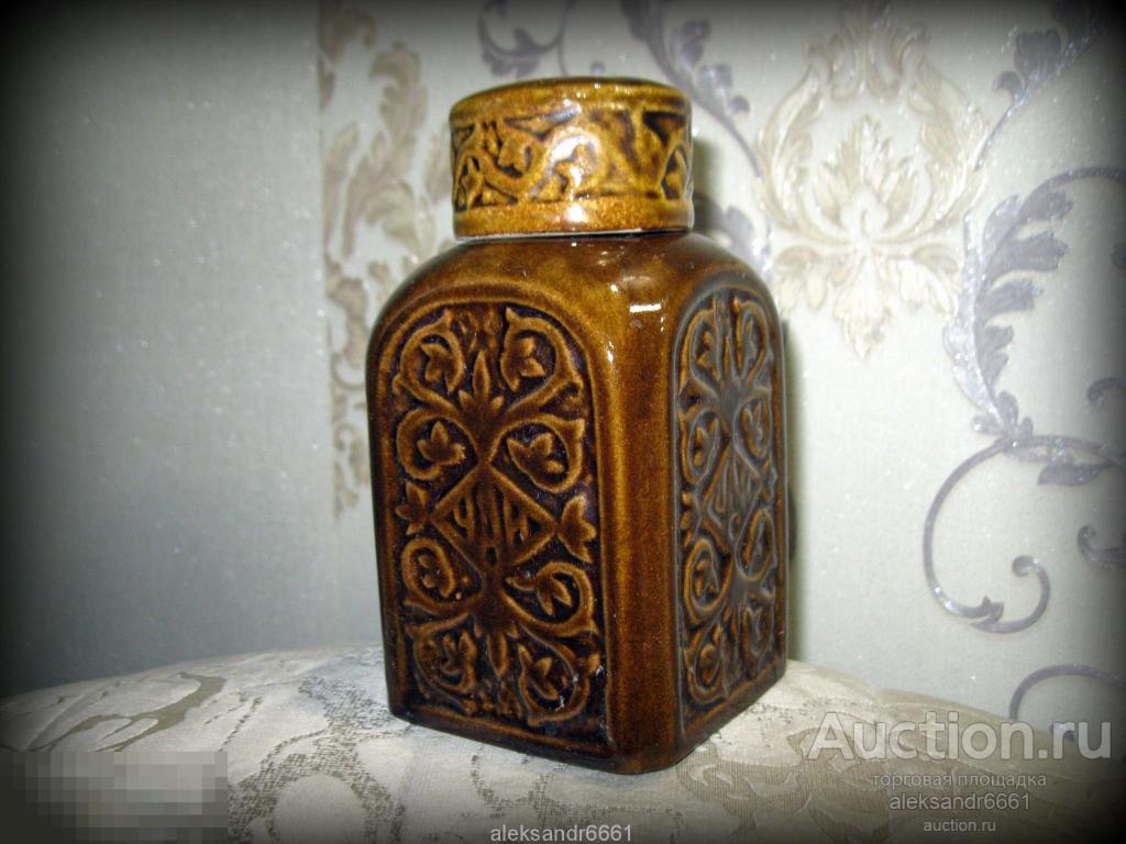 ГРАФИН ШТОФ ВОЛГОГРАД СОХРАН КЕРАМИКА УЗОР 