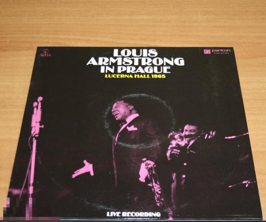 Louis Armstrong "In Prague Lucerna Hall 1965" 1980 