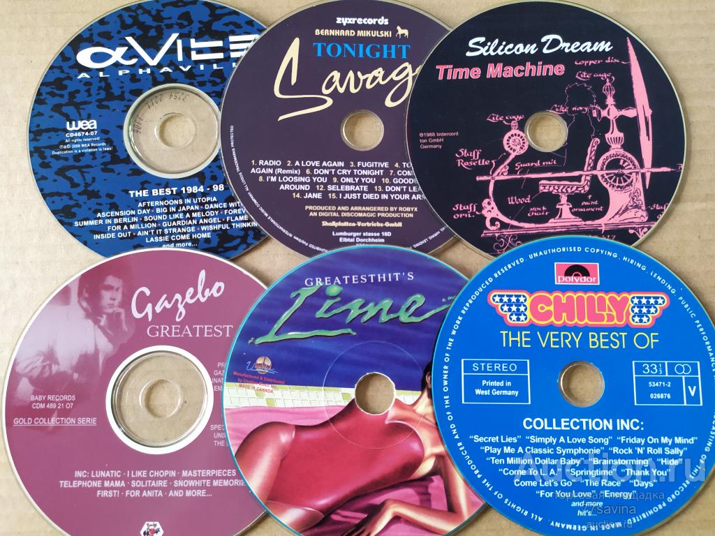 Alphaville / Gazebo / Chilly / Savage / Silicon Dream / Lime - Collection - 6CDr