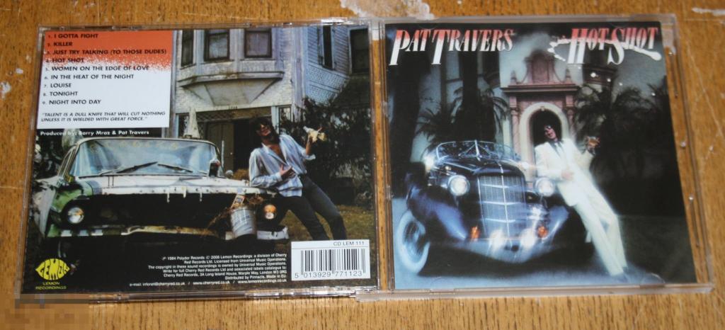 Pat Travers ‎"Hot Shot" 1984 