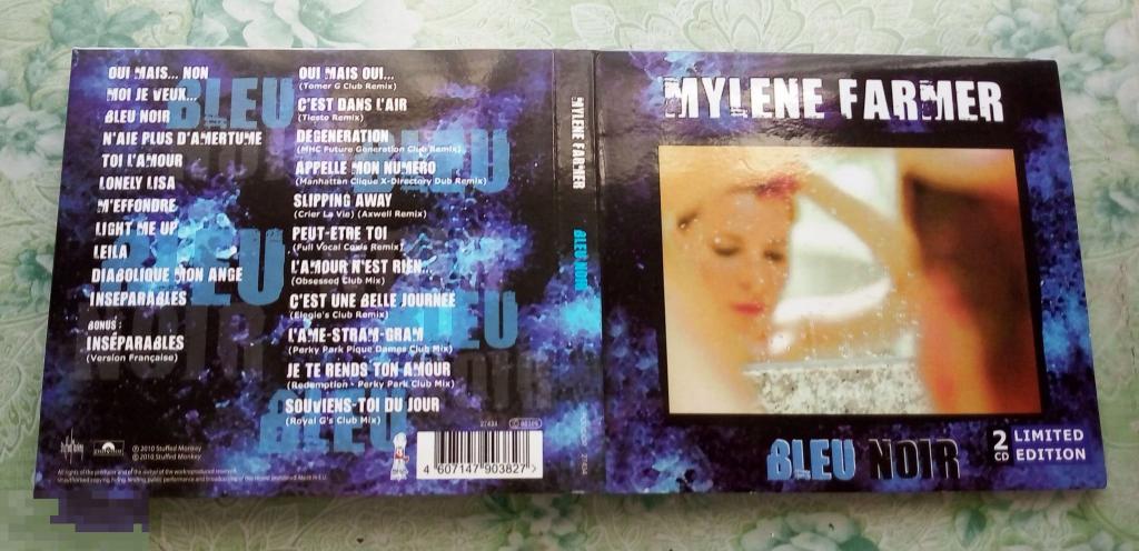 Mylene Farmer ‎"Bleu Noir" 2010 2CD Digipack 