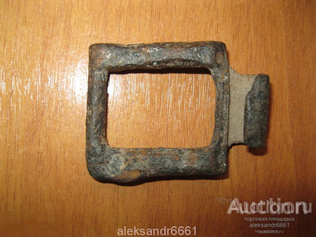 ПРЯЖКА ДРЕВНЯЯ  ОТ РЕМНЯ СТАРИННАЯ 