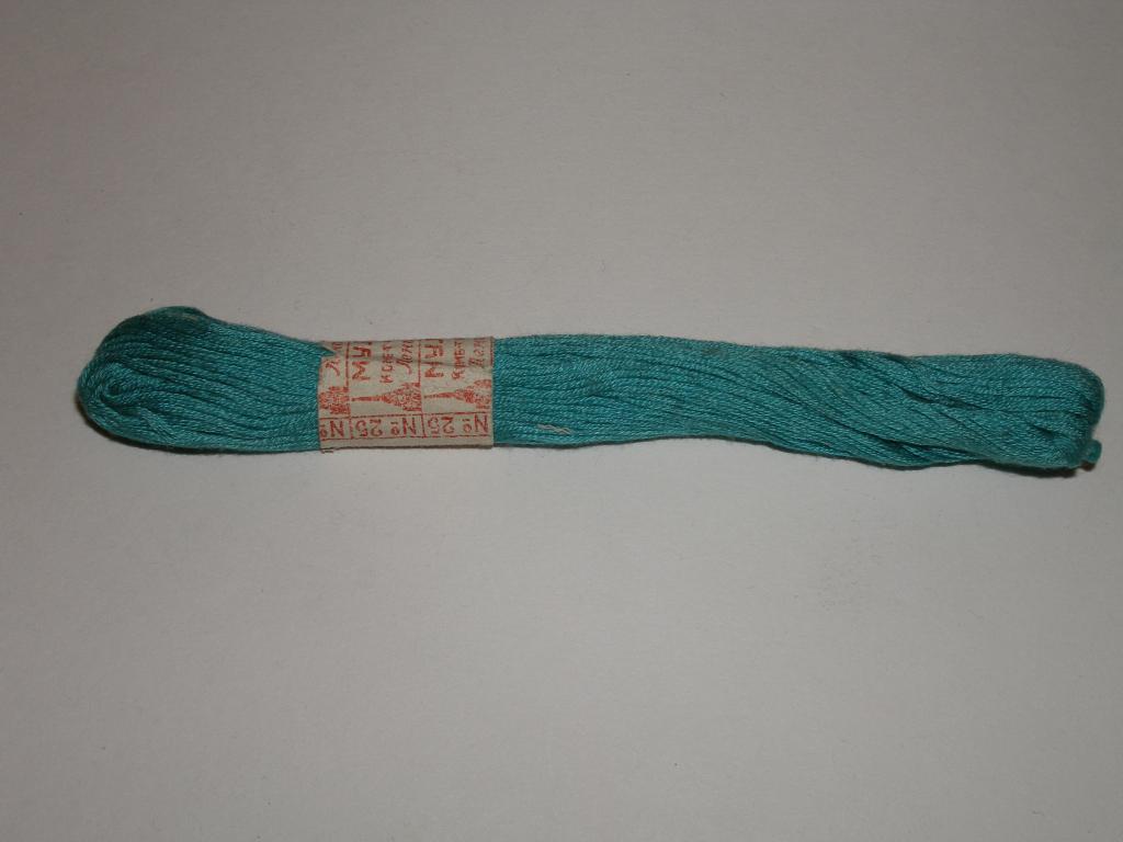 Мулине цвета "Тёмная бирюза"  60-е годы