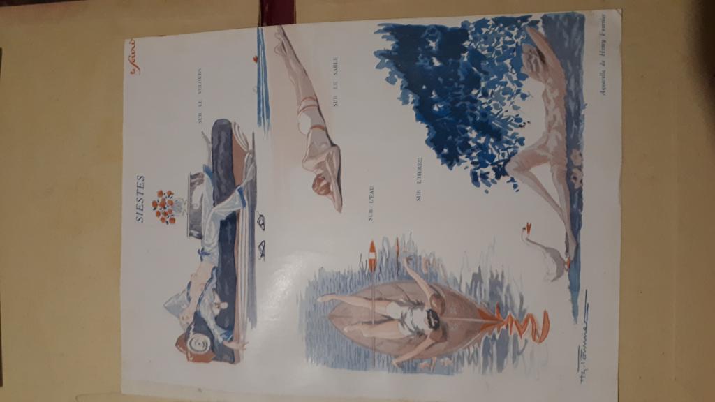 Гравюры ню, карикатуры Le Sourire 1927 г.