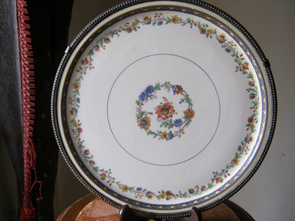 Тарелка-панно, HAVILAND (Limoges, France), 1894 - 1930 гг. Роспись.