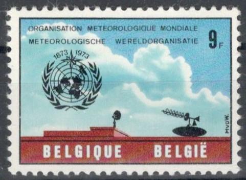 Бельгия, 1973, № 1714 € 0,6, MNH, полн., метеорологический институт в Уккеле