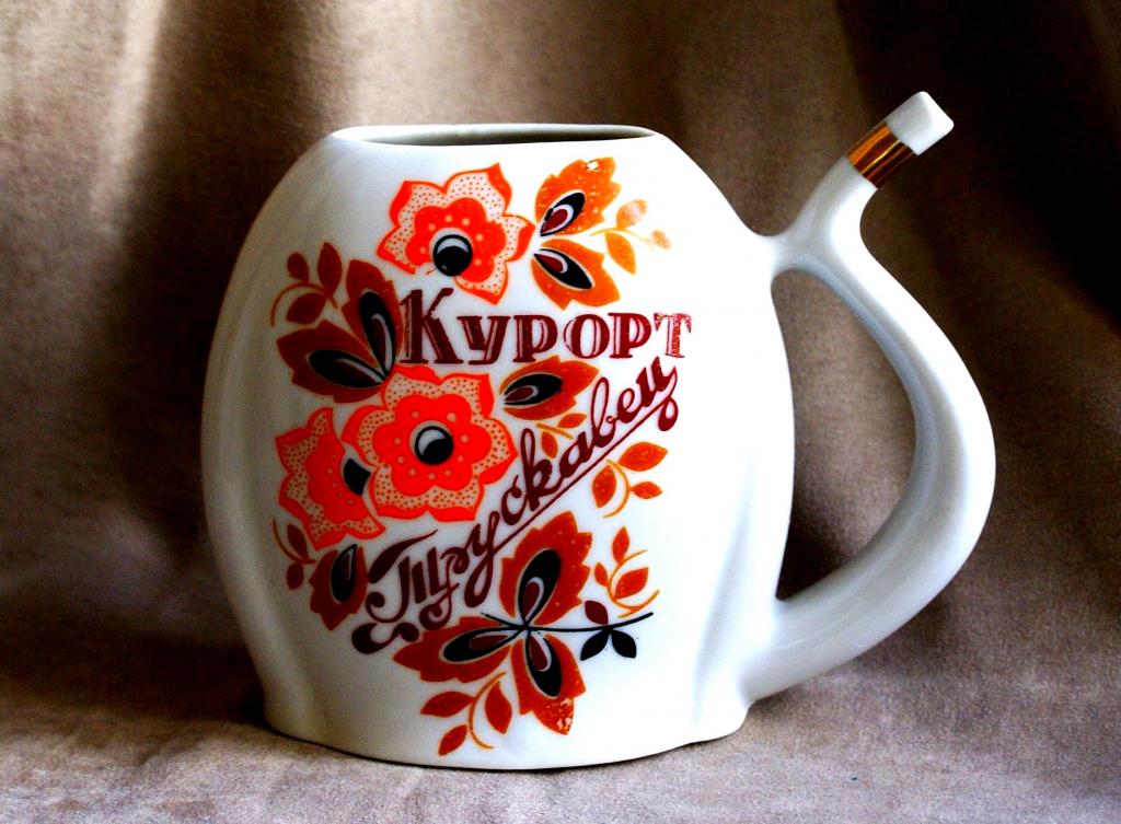 КУРОРТНАЯ КРУЖКА,БЮВЕТНИЦА ~ УССР,ТРУСКАВЕЦ,СССР. — покупайте на ...
