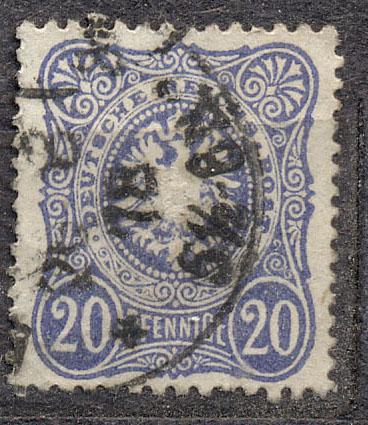 Германия 1875 № 34 (пфенигЕ) гашеная