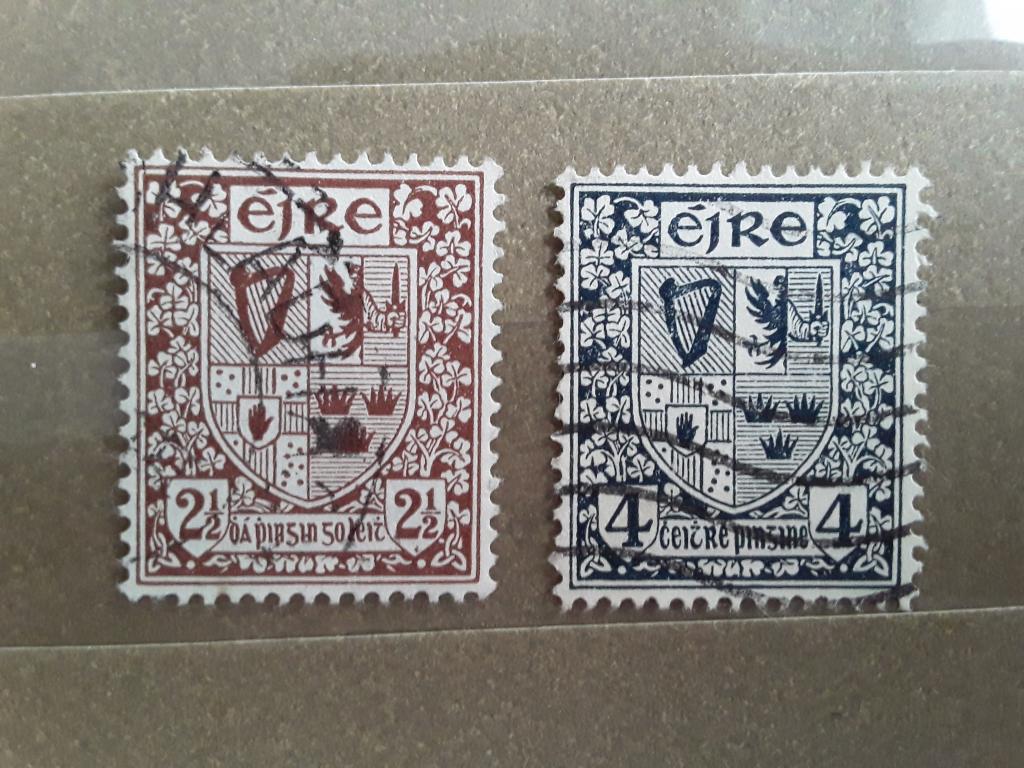 2 шт. Одним лотом. Марки Ирландии 1922г.