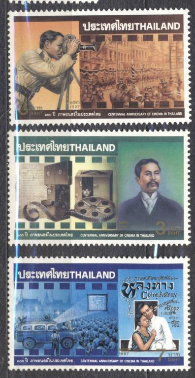 Таиланд 1997  г.  серия 100 лет кино Таиланда  негашеная**