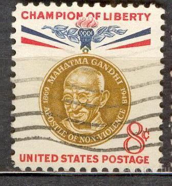 США 1961 борцы за свободу Ганди Индия персоналии