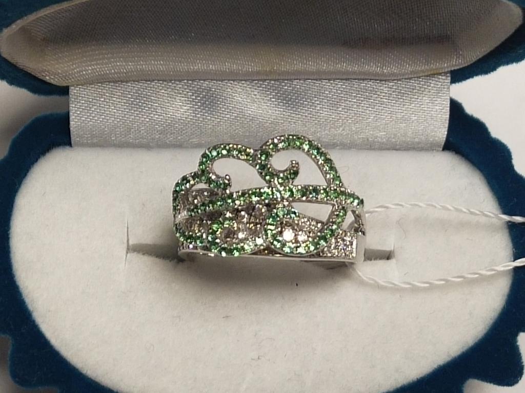 Кольцо . Серебро. 925-я проба. 75.