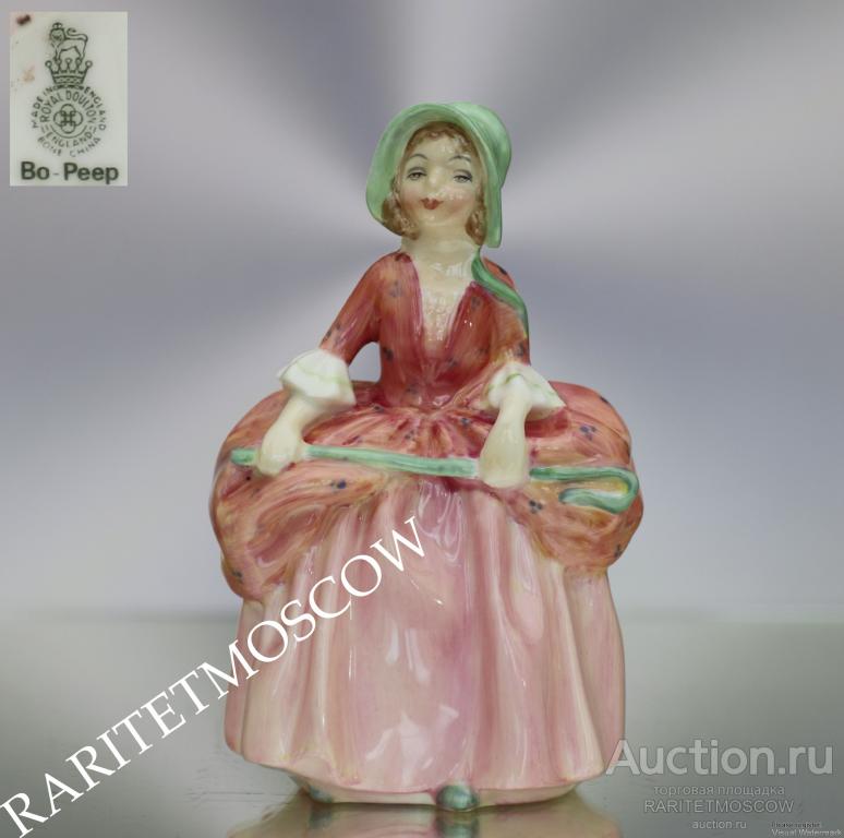Девушка девочка статуэтка фарфор Bo Peep Royal Doulton 5