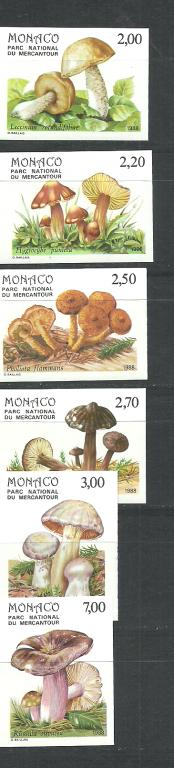 Монако 1988 Грибы, б/з