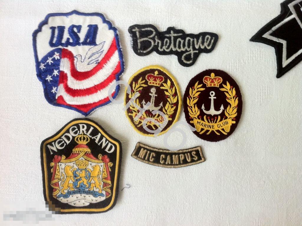 Нашивки Usa, Nederland,  Mic Campuc . Новые, вышивка .