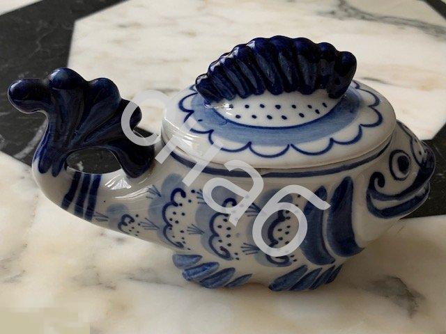 Статуэтка фигурка шкатулка Рыба Гжель 