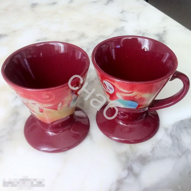 2 две чашечки чашки кружки для чая кофе церемонии чайная пара 