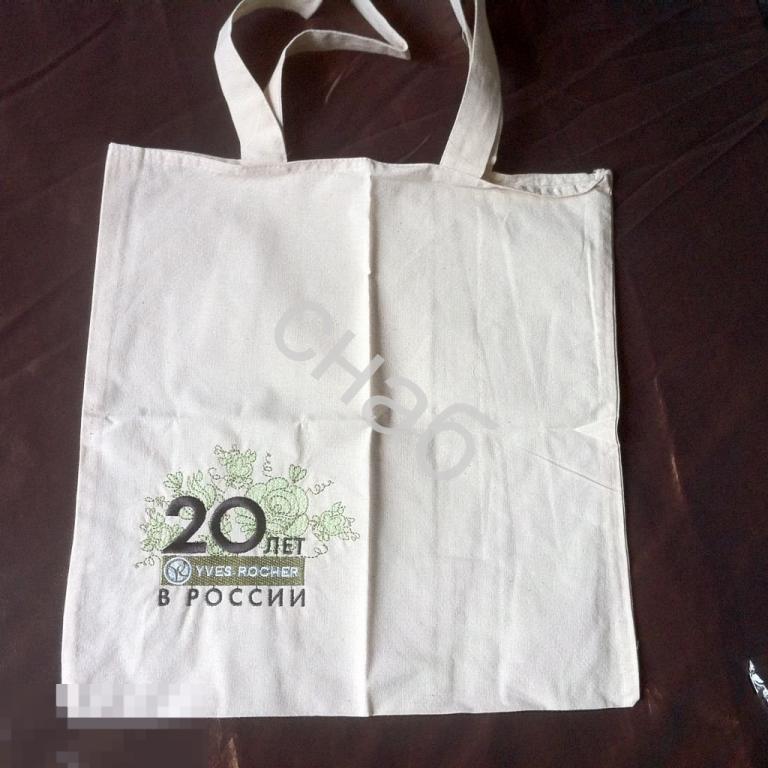 Сумка холщевая фирменая Ives Rocher Ив Роше Франция 