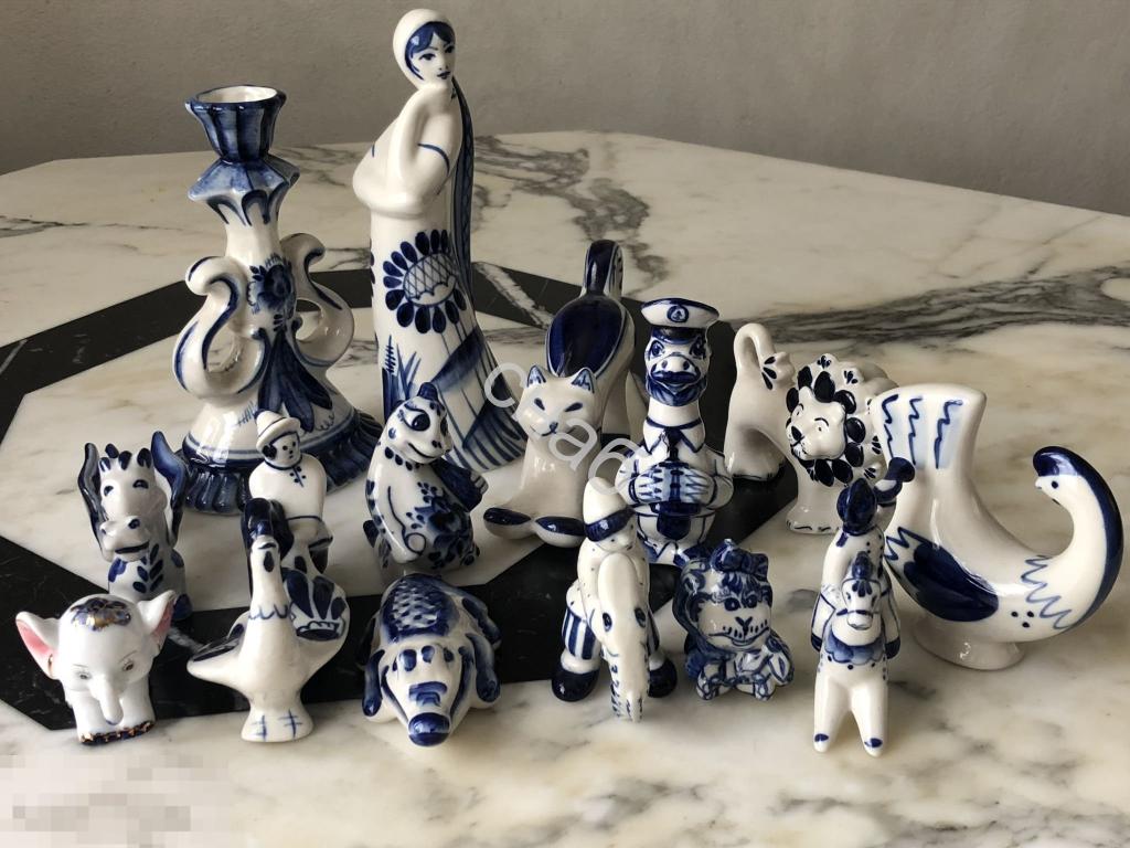 Статуэтки фигурки Гжель оригинал 