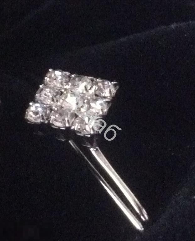 Брошь заколка на галстук с кристаллами Swarovski (Сваровски) Новая 