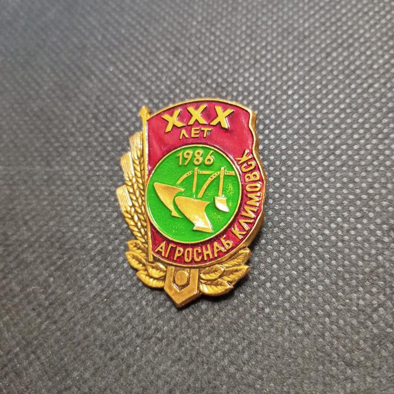 Значок. Агроснаб Климовск 30 лет